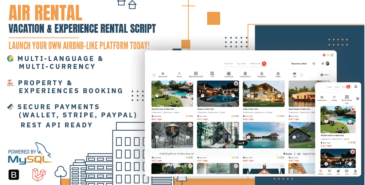 AirRental – Complete Property & Vacation Rental Script
