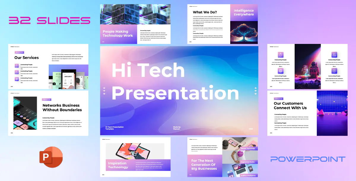 HiTech Perfect Powerpoint Template