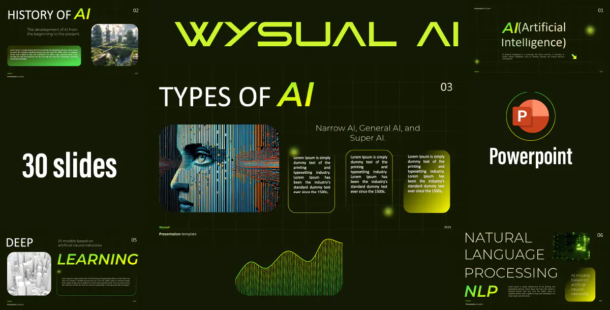 Wysual AI – PowerPoint Template (.PPTX)