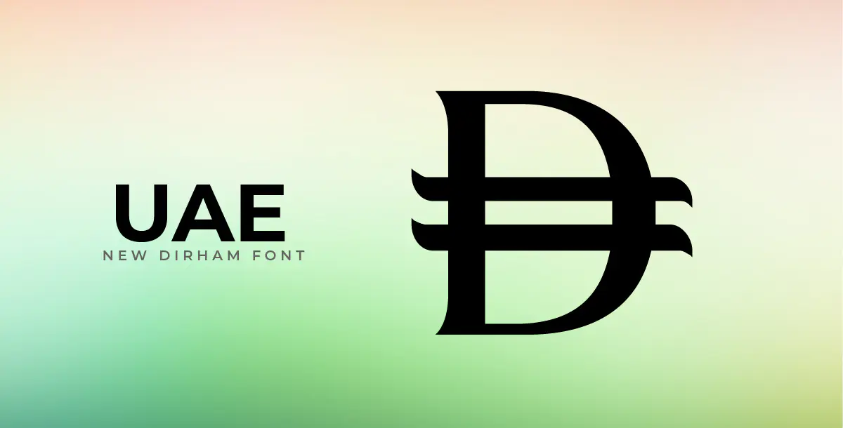 New Dirham Currency Symbol